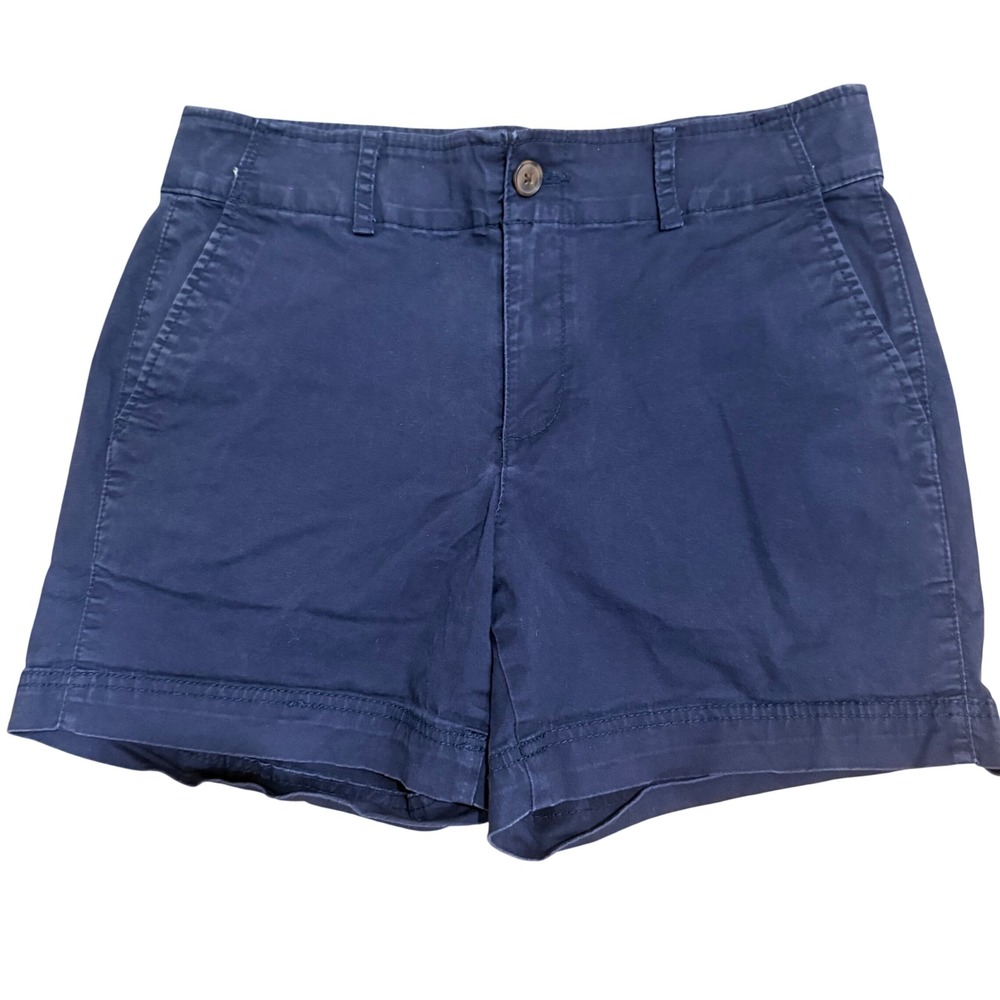 GAP Classic Coastal 5" Khaki Shorts in Navy (4) Everyday Preppy Nautical Twill